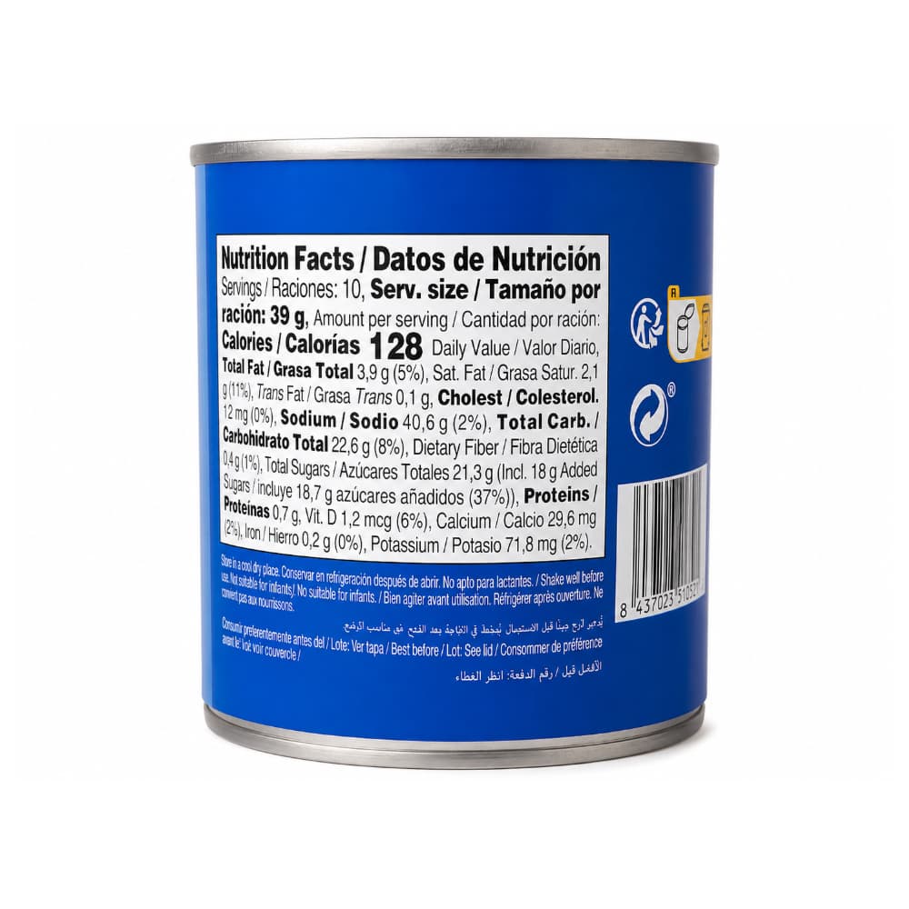 Leche condensada azucarada Naya (390 g / 13.8 oz) - 2