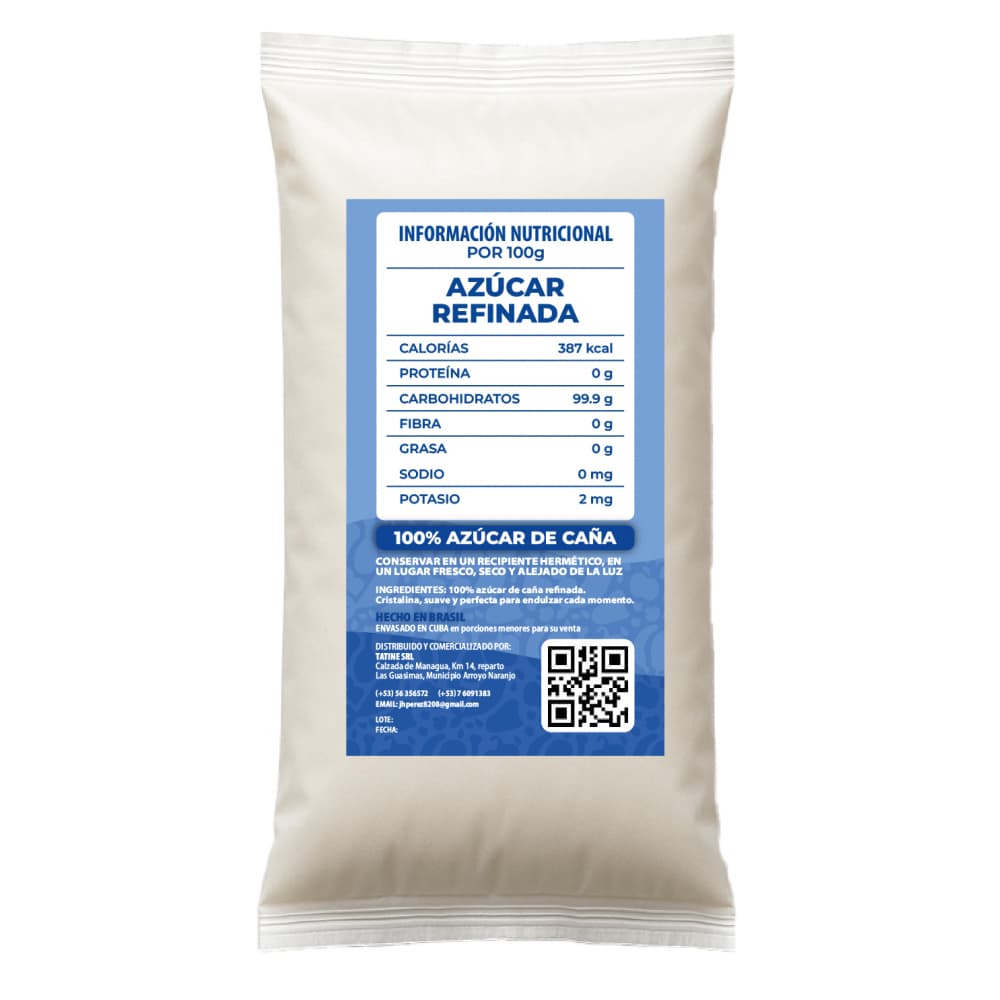 Azúcar blanca refinada Campo Vivo (500 g / 1.1 lb) - 3
