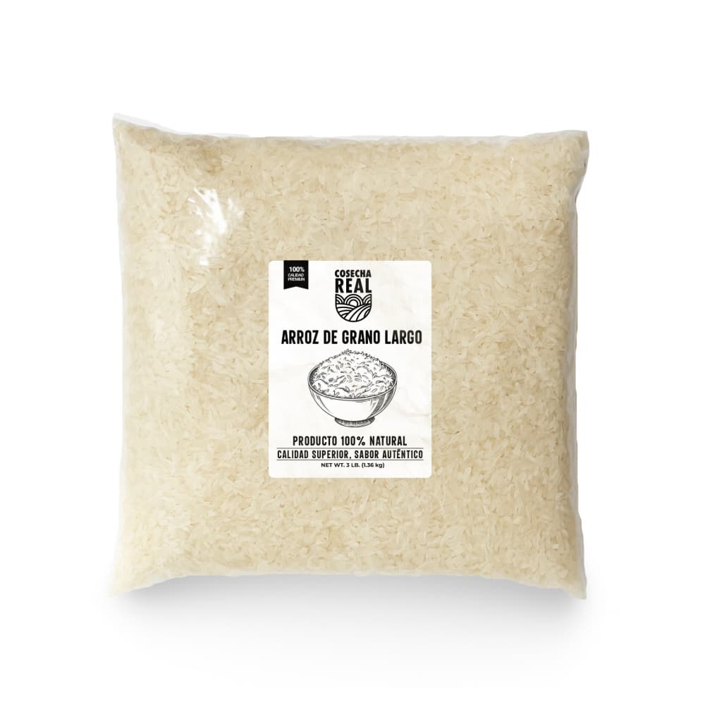 Arroz de grano largo Cosecha Real (1.36 kg / 3 lb)