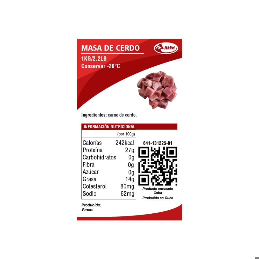 Masas de cerdo Jimm (1 kg / 2.2 lb) - 3