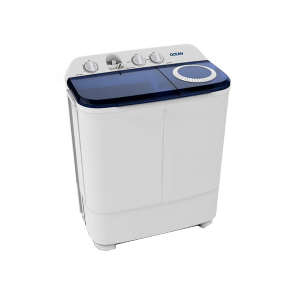Lavadora semiautomática de doble tina 6 kg color blanco Ocean TTC-2062