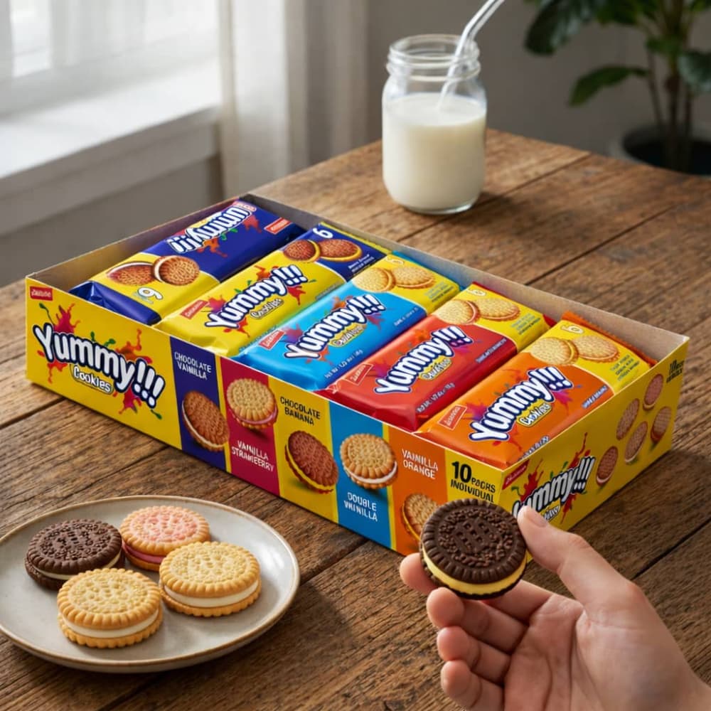 Galletas dulces rellenas surtidas Delizola (350 g / 12.34 oz) - 6