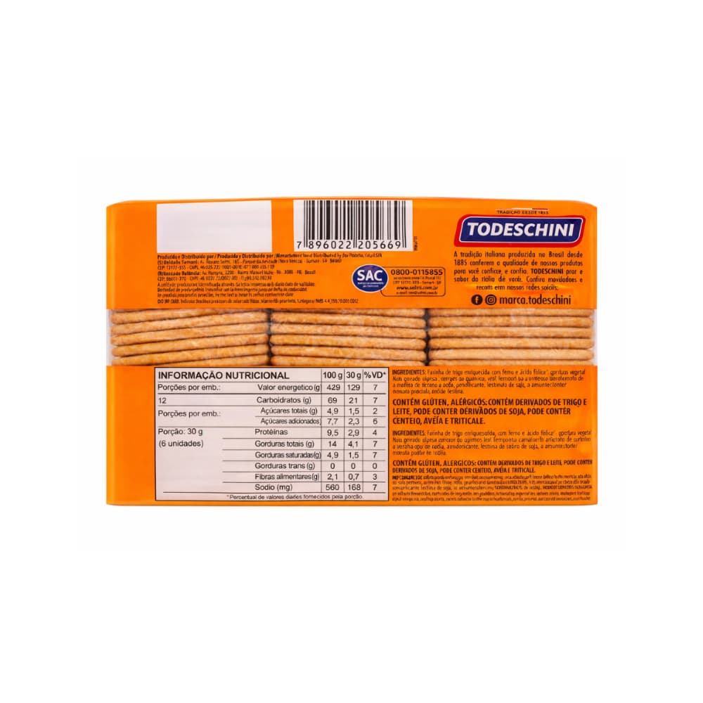 Galletas cream cracker Todeschini (360 g / 12.7 oz) - 2