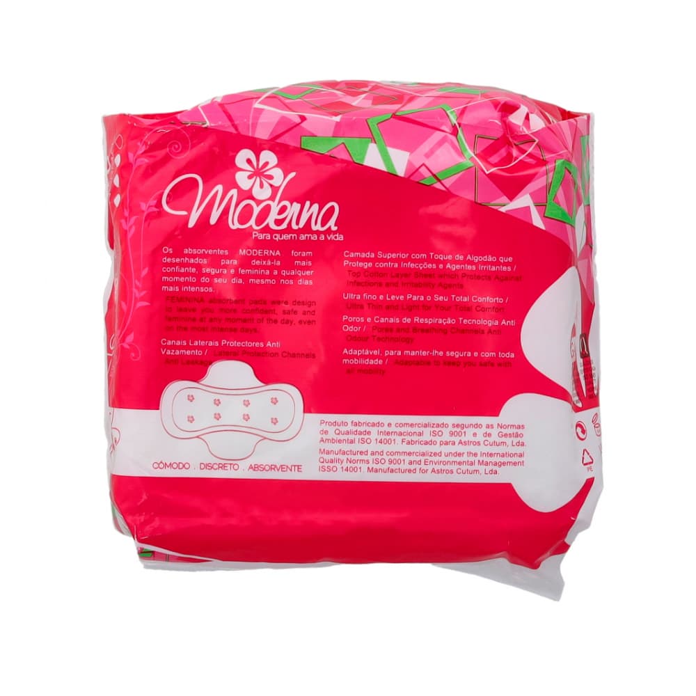 Almohadillas sanitarias absorbentes Modenna (10 U) - 2