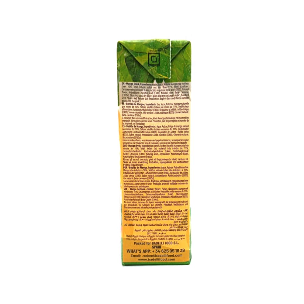 Jugo de mango Badelli (200 ml / 6.76 oz fl) - 2