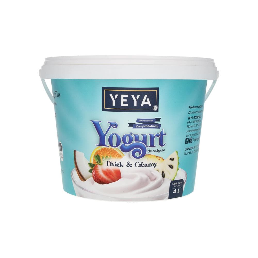 Yogurt de fresa con probióticos YEYA (4 L)