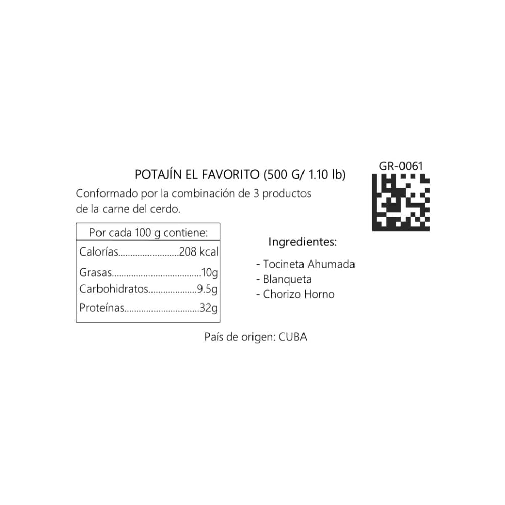 Potajín El Favorito (500 g / 1.10 lb) - 4