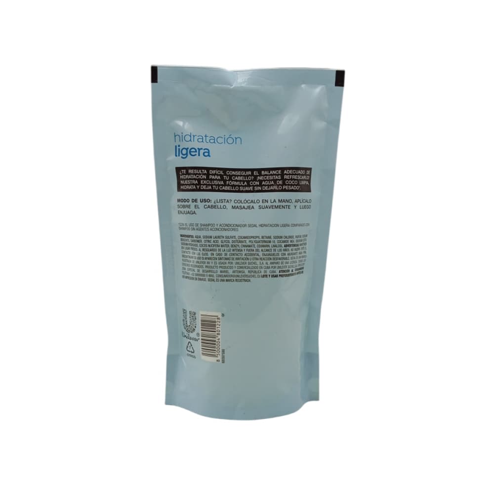 Champú de agua de coco -Hidratación ligera- Sedal (300 ml) - 2