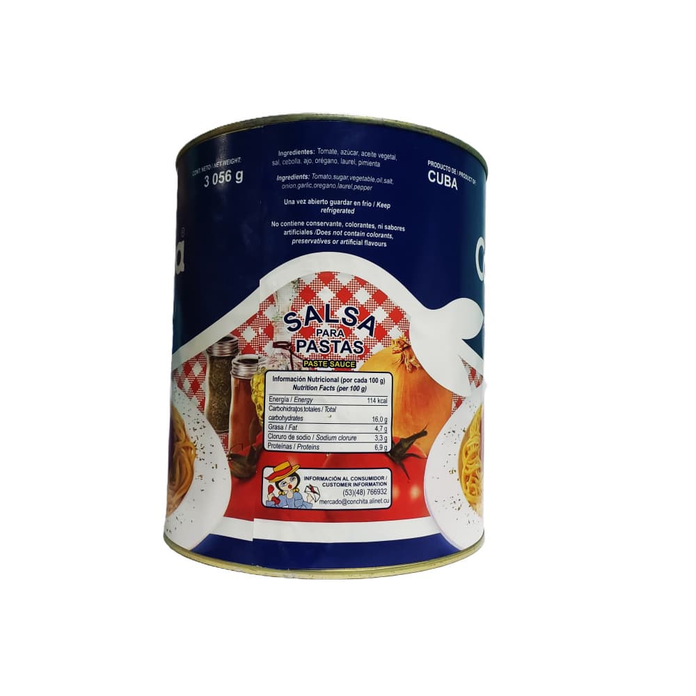 Salsa para pastas Conchita (3.05 kg / 6.72 lb) - 7