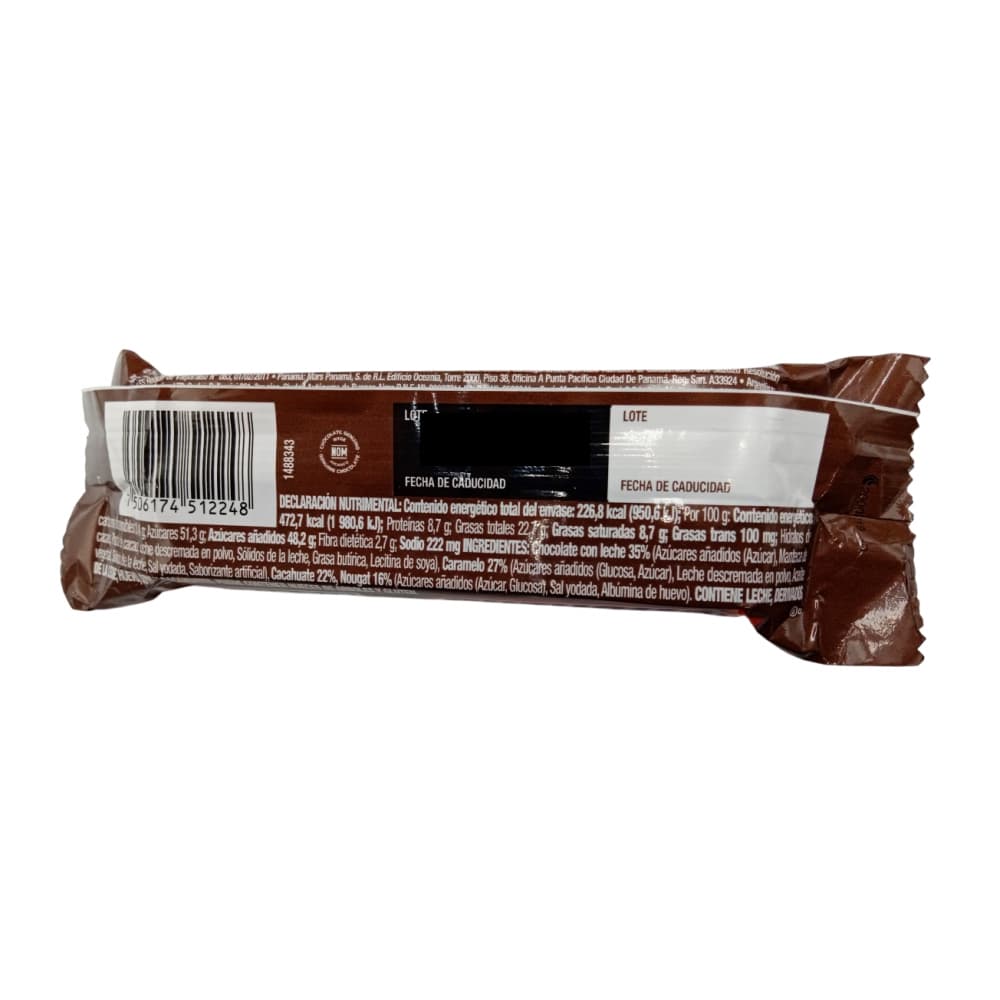 Barra de chocolate con relleno de caramelo y cacahuetes Snickers (48 g / 1.69 oz) - 2