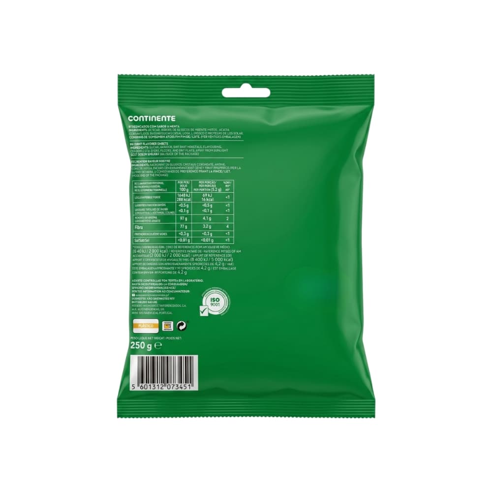 Caramelos de mentol Continente (250 g / 8.82 oz) - 2