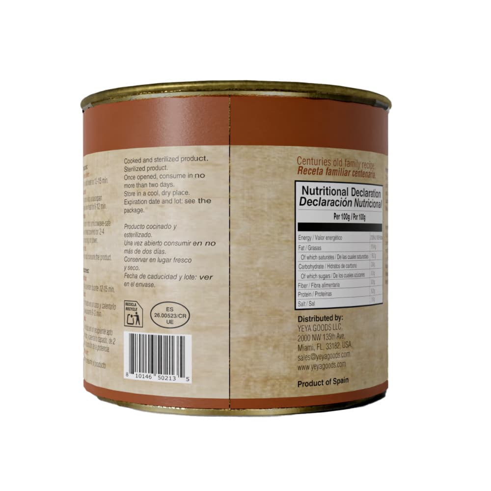 Chorizo en manteca de cerdo YEYA (640 g / 1.41 lb) - 2