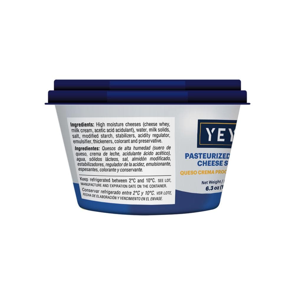 Queso crema procesado untable YEYA (180 g / 6.3 oz) - 3