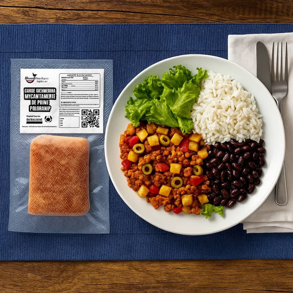 Carne deshuesada mecánicamente de pollo polskamp La Finca (500 g / 1.1 lb) - 6