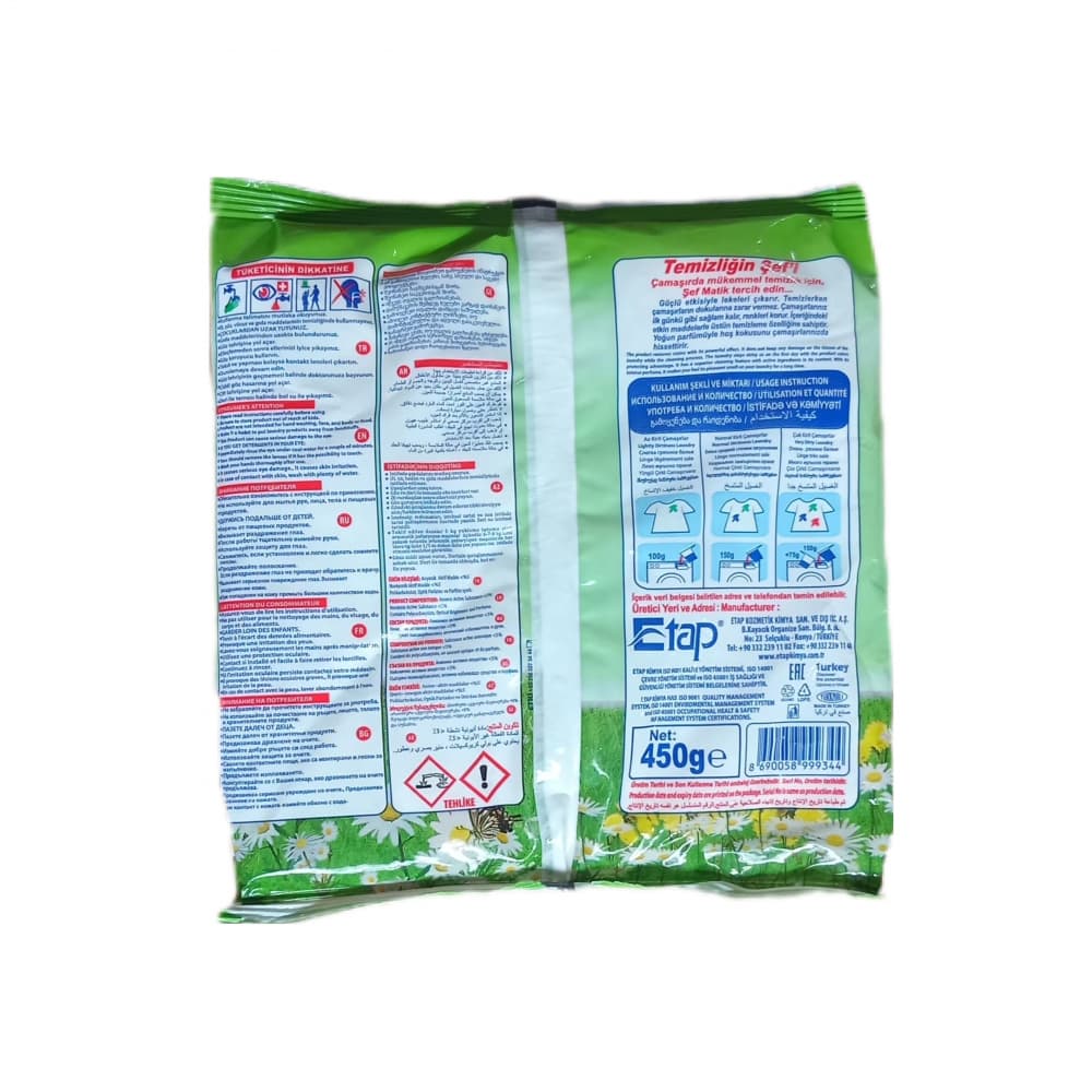 Detergente en polvo universal Sef (450 g / 15.87 oz) - 3