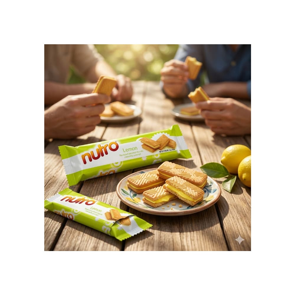 Galletas sándwich con crema sabor limón Nutro (45 g / 1.58 oz) - 5