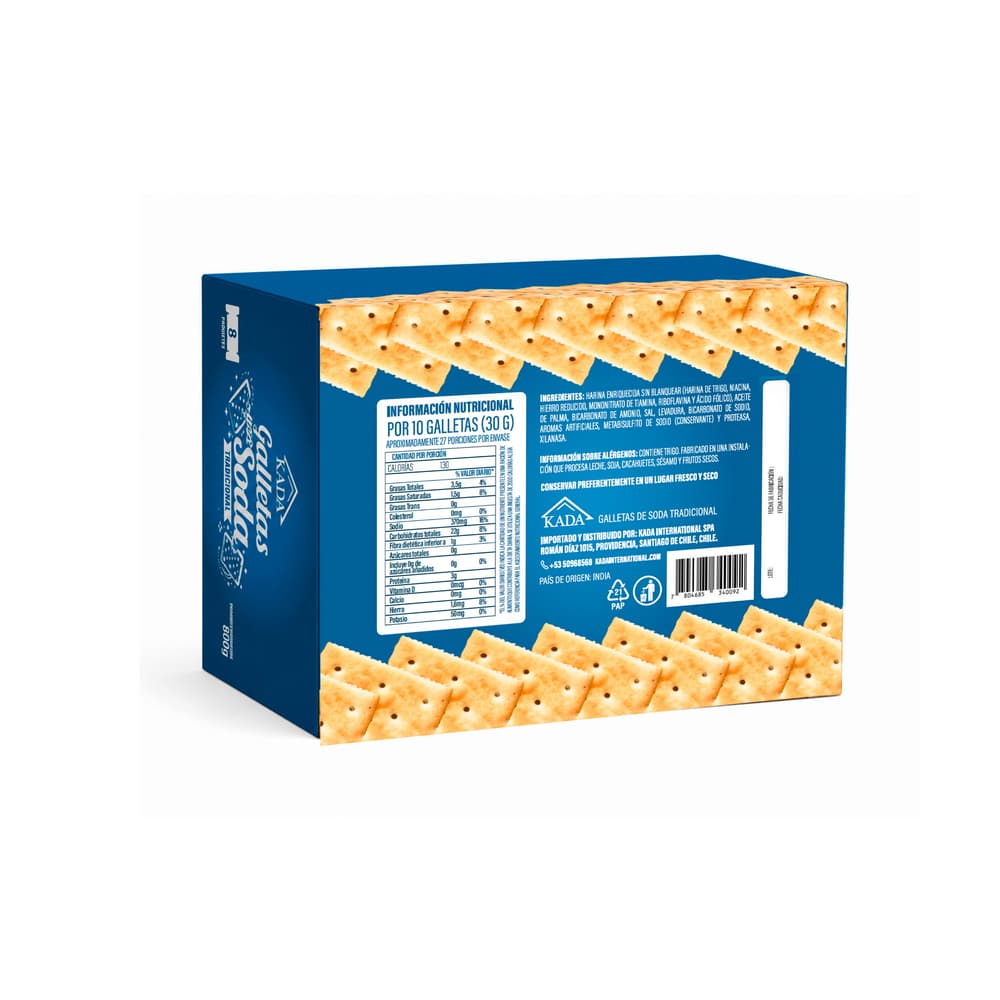 Galletas de soda tradicional Kada (800 g / 1.76 lb) - 2