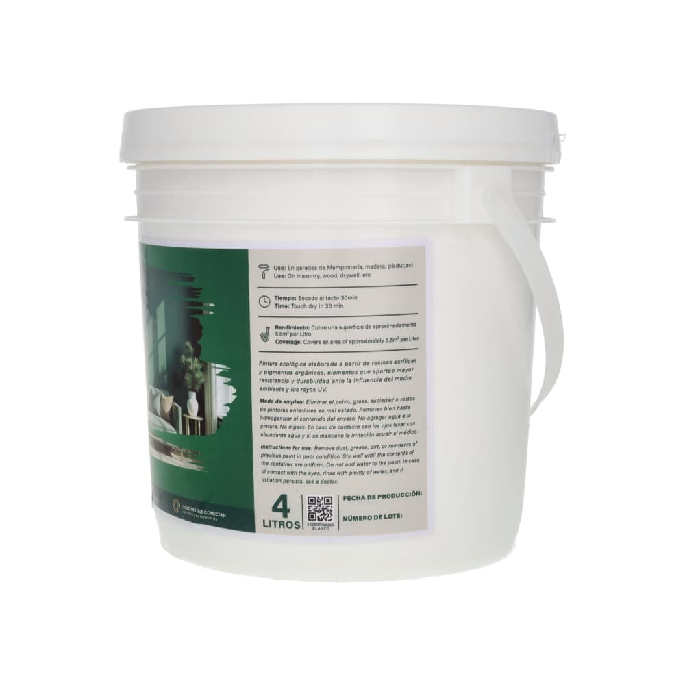 Pintura Acrílica Blanca Enigma Real (4 L) - 2