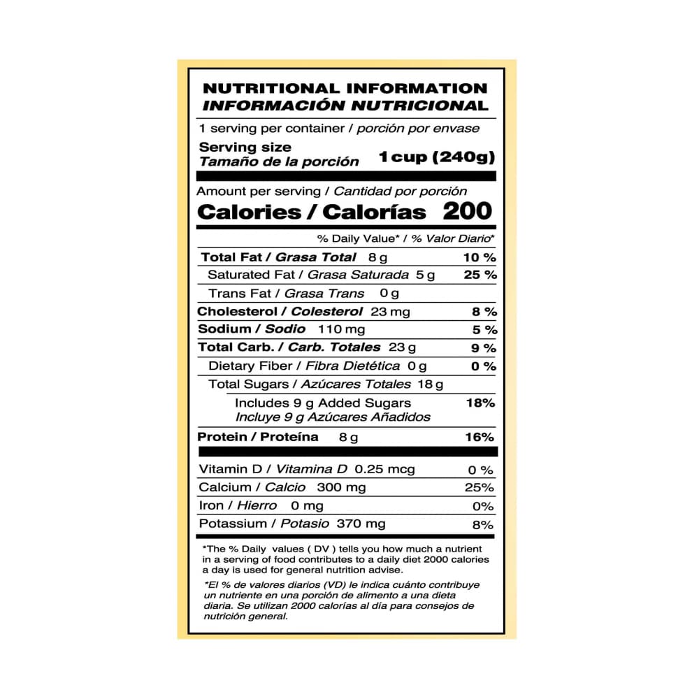 Yogurt de mango con probióticos YEYA (237 ml) - 4