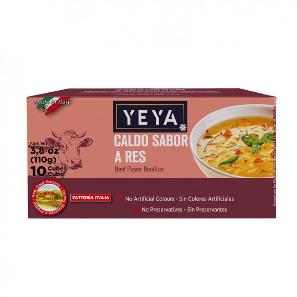 Caldo sabor a res YEYA (110 g / 3.8 oz)