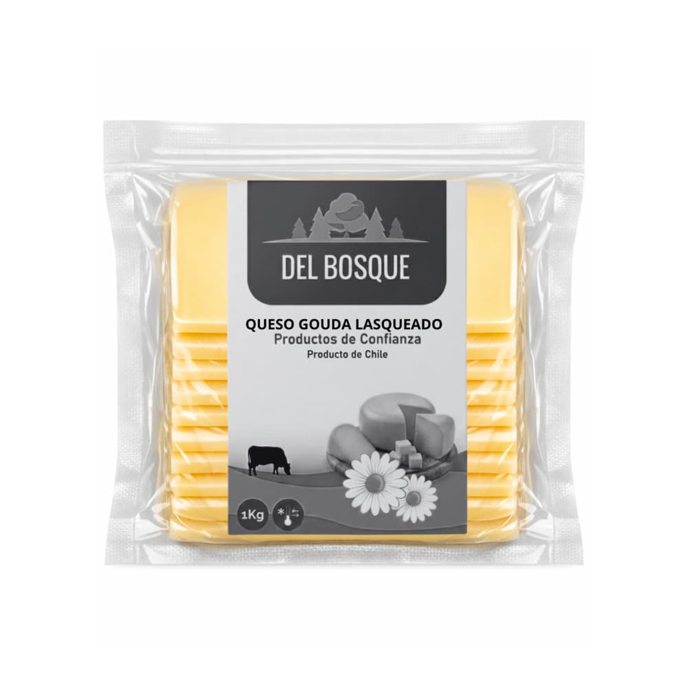 Queso Gouda Lasqueado Del Bosque (1 kg / 2.2 lb)