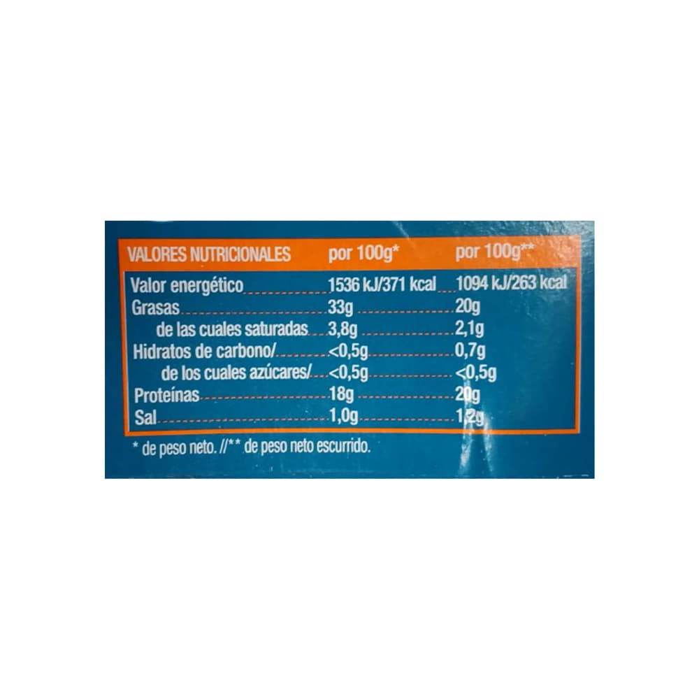 Atún en aceite de girasol y sal Frontera (3 x 80 g / 2.82 oz) - 3