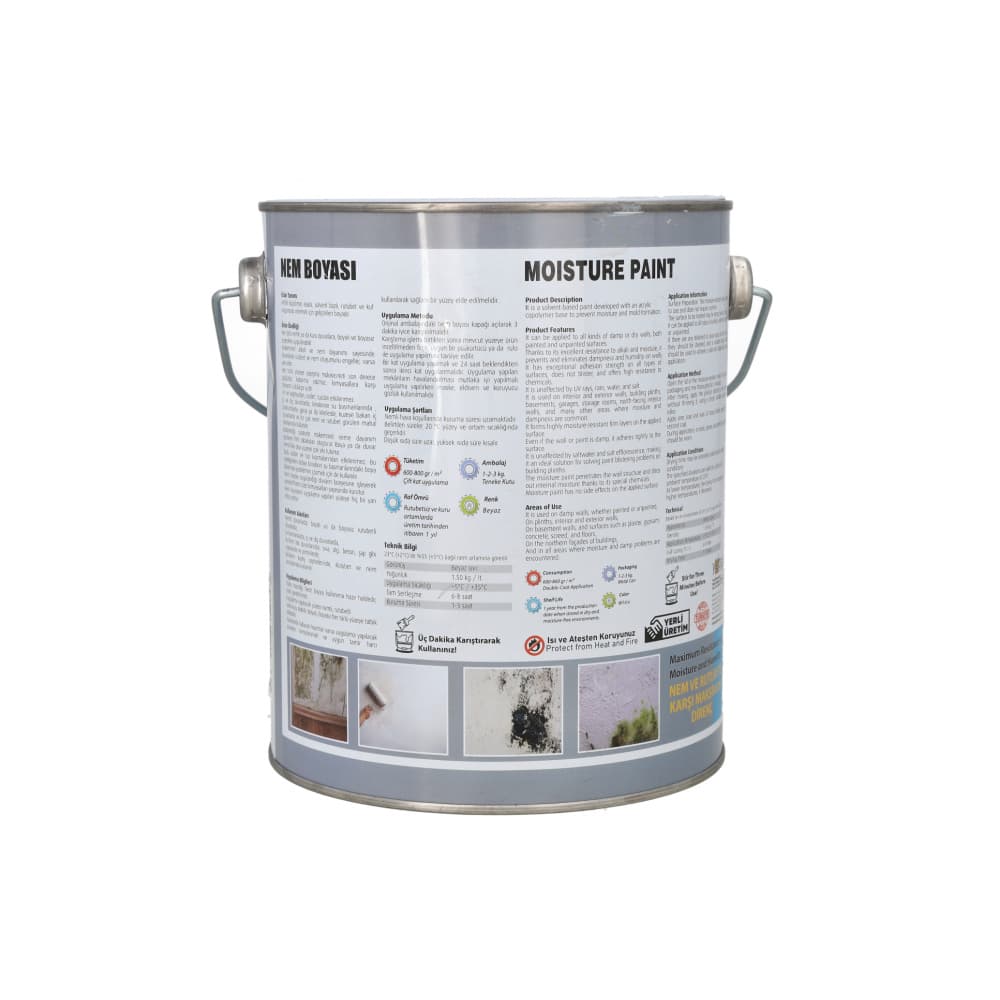 Pintura antihumedad Newsan (3 kg / 6.6 lb) - 2