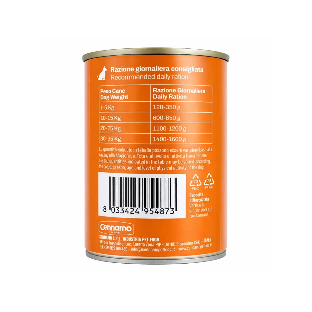 Paté comida húmeda para perros de todas las razas con sabor a Cerdo Bioform (400 g / 14.11 oz) - 2