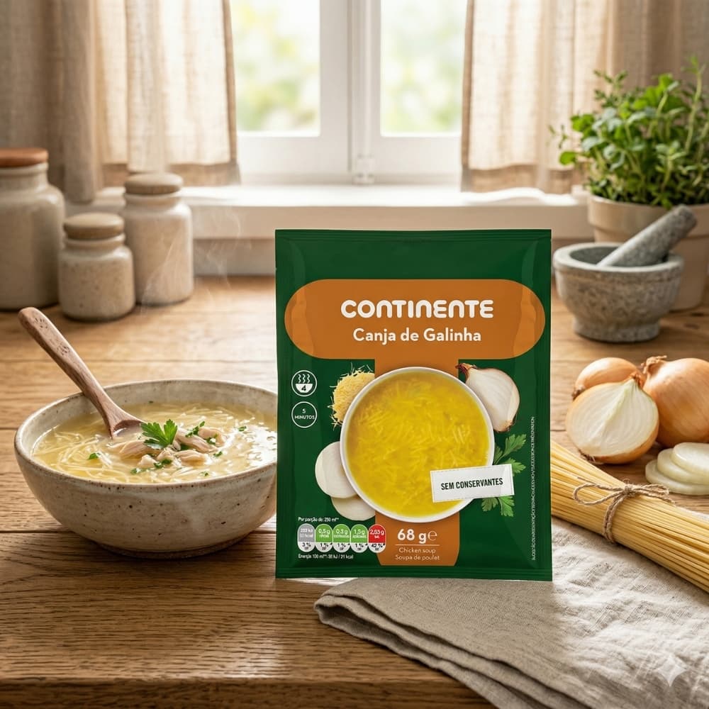 Sopa de pollo Continente (68 g / 2.4 oz) - 5
