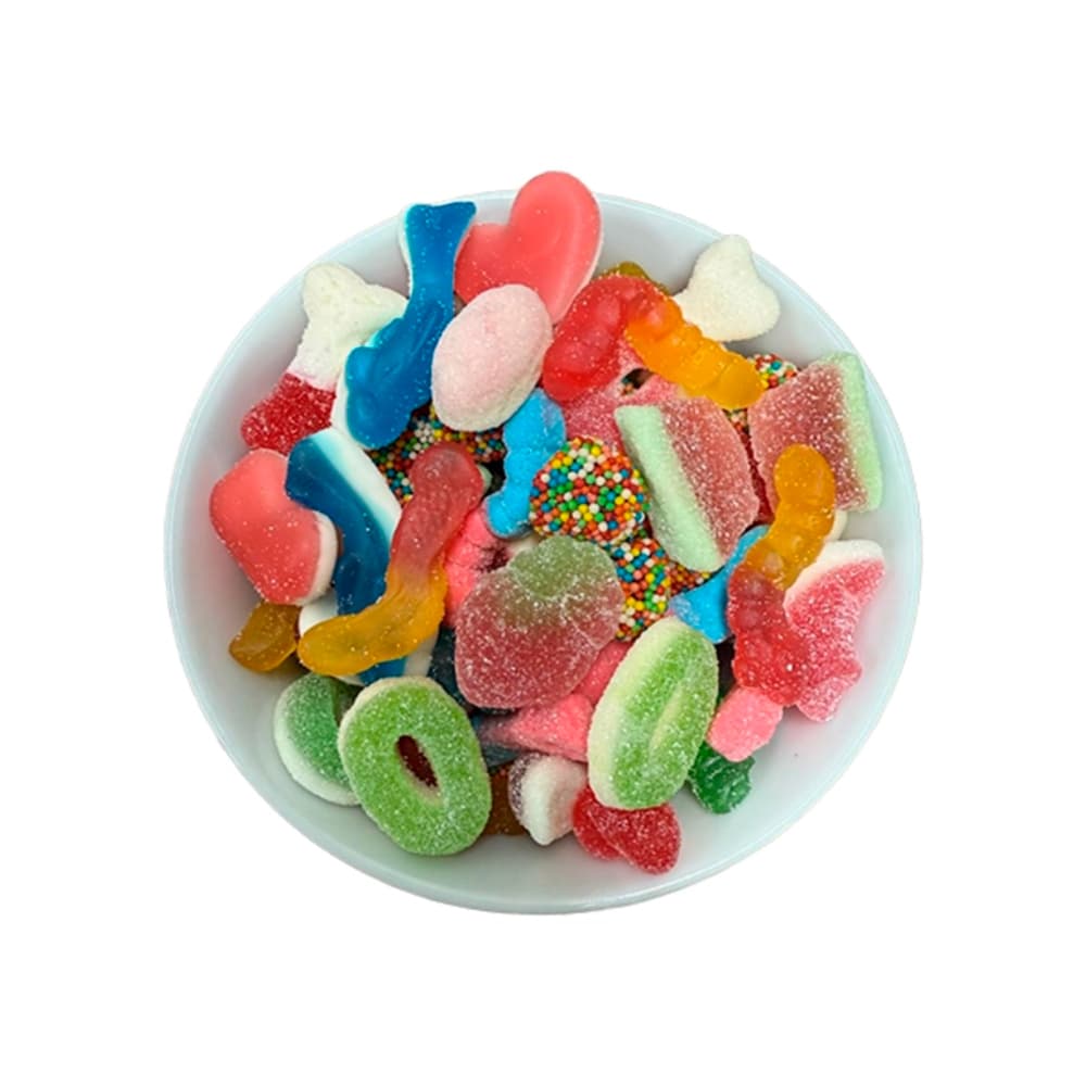 Gomitas de gelatina sabores surtidos a fresa y cereza Delfines Play (55 g / 1.94 oz) - 4