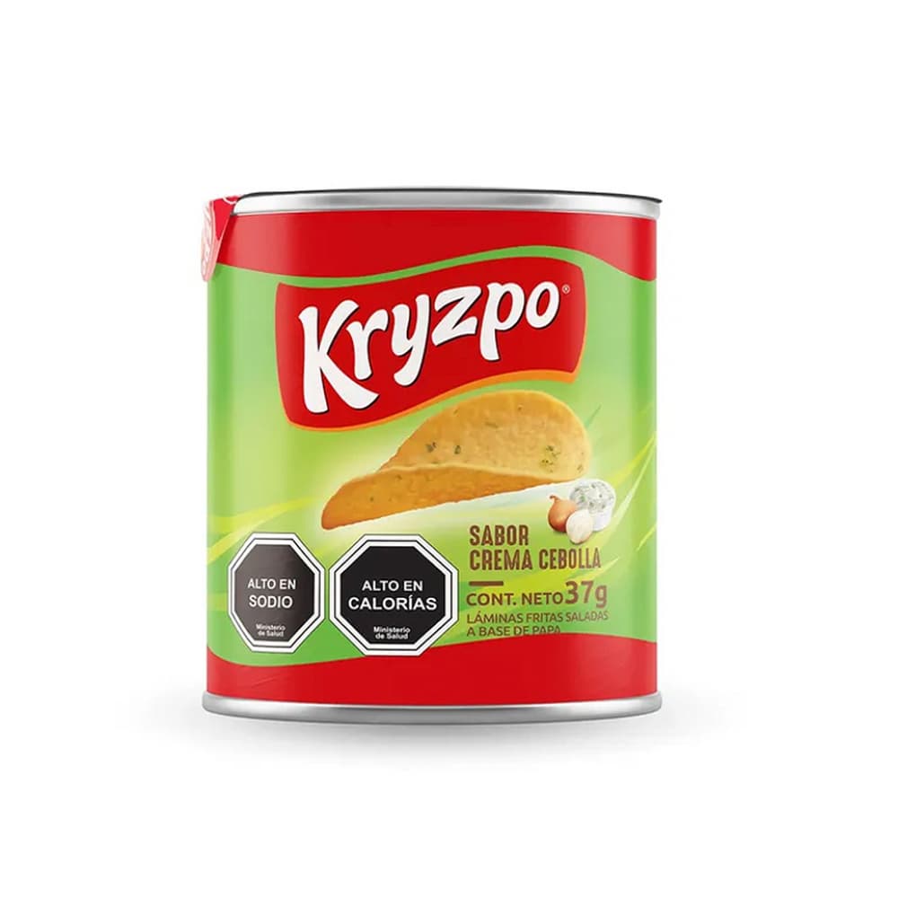 Papas fritas sabor crema cebolla Kryzpo (37 g / 1.3 oz) - 3