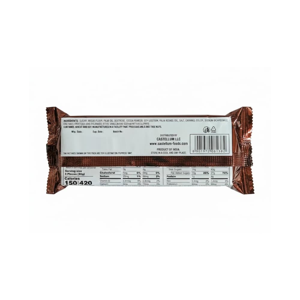 Sorbeto de vainilla con crema de chocolate Castellum (85 g / 3.oz) - 2