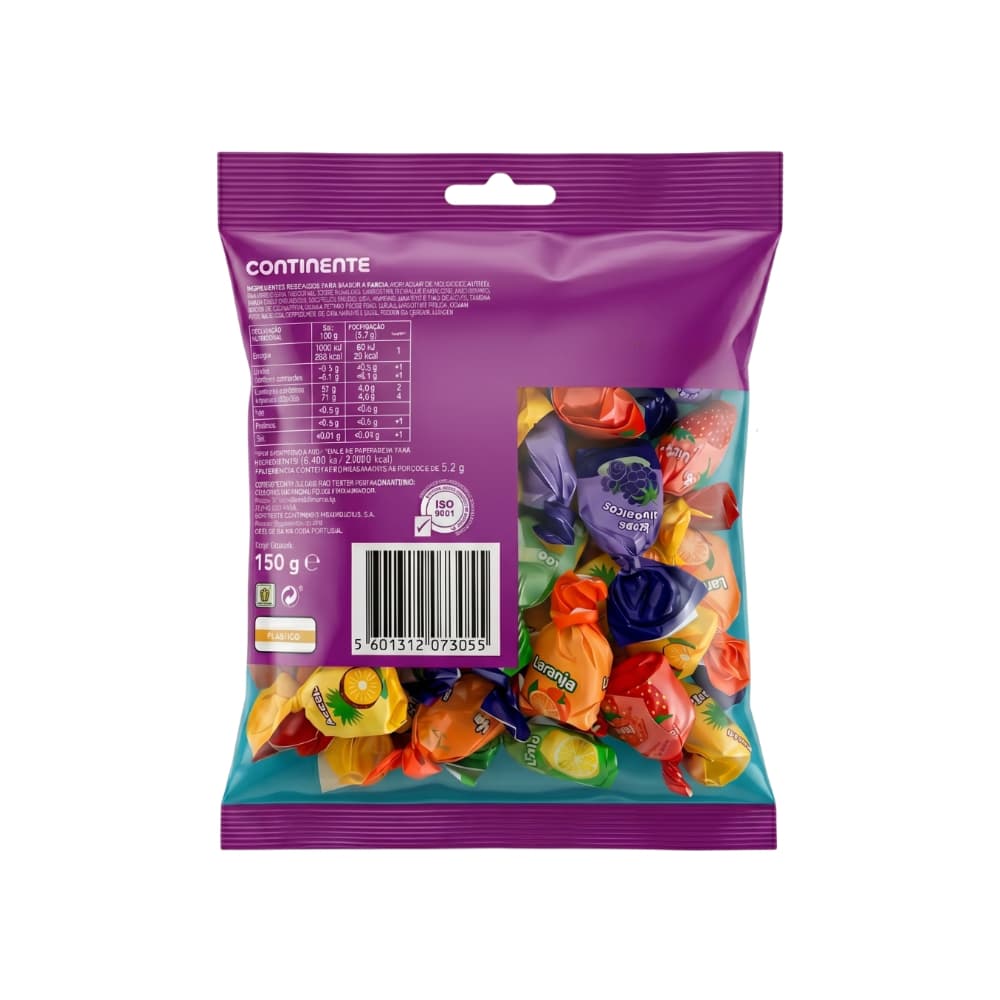 Caramelos rellenos de frutas Continente (250 g / 8.82 oz) - 2