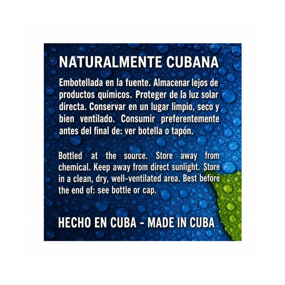 Agua mineral natural Ciego Montero (1.5 L) - 6