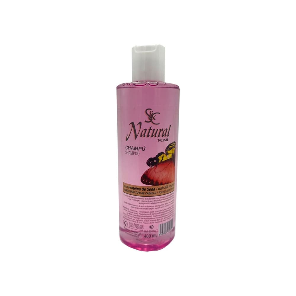 Champú con proteína de seda Natural S&C (400 ml) - 3