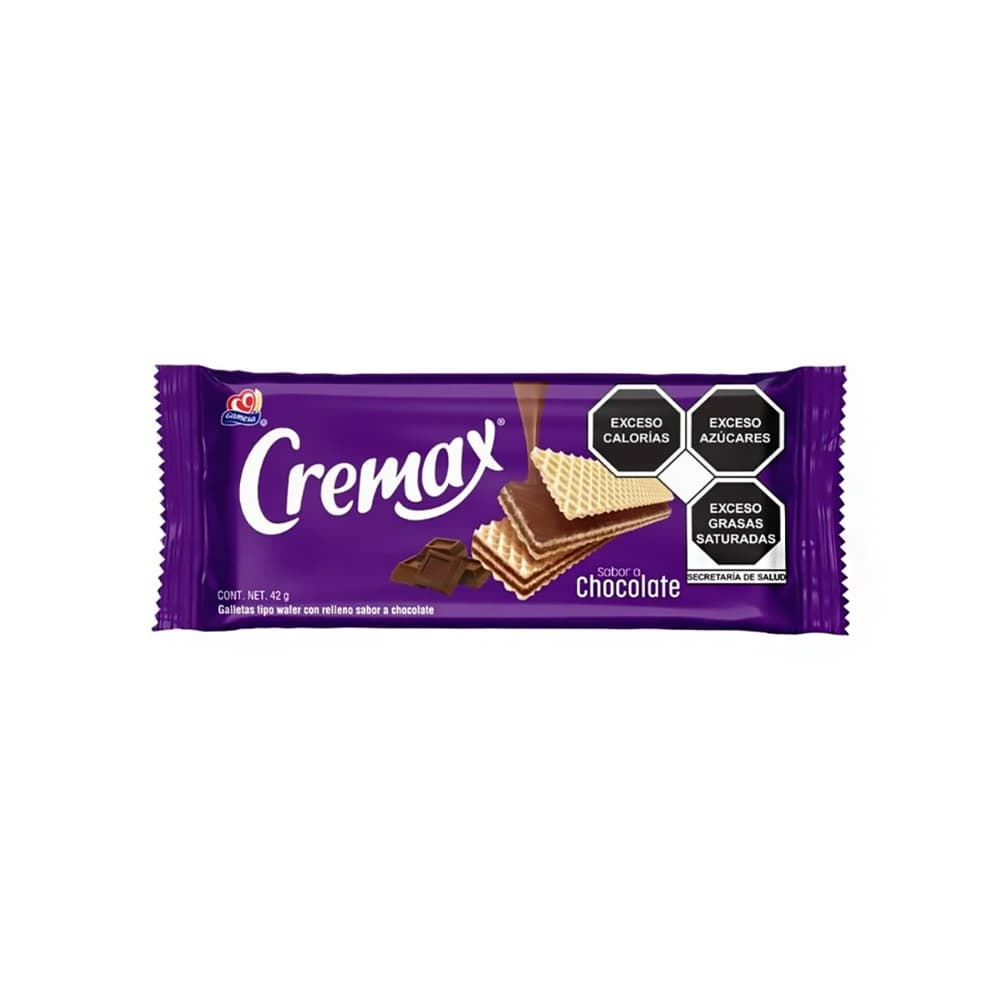 Galletas tipo wafer con relleno sabor a chocolate Gamesa Cremax (42 g / 1.48 oz)