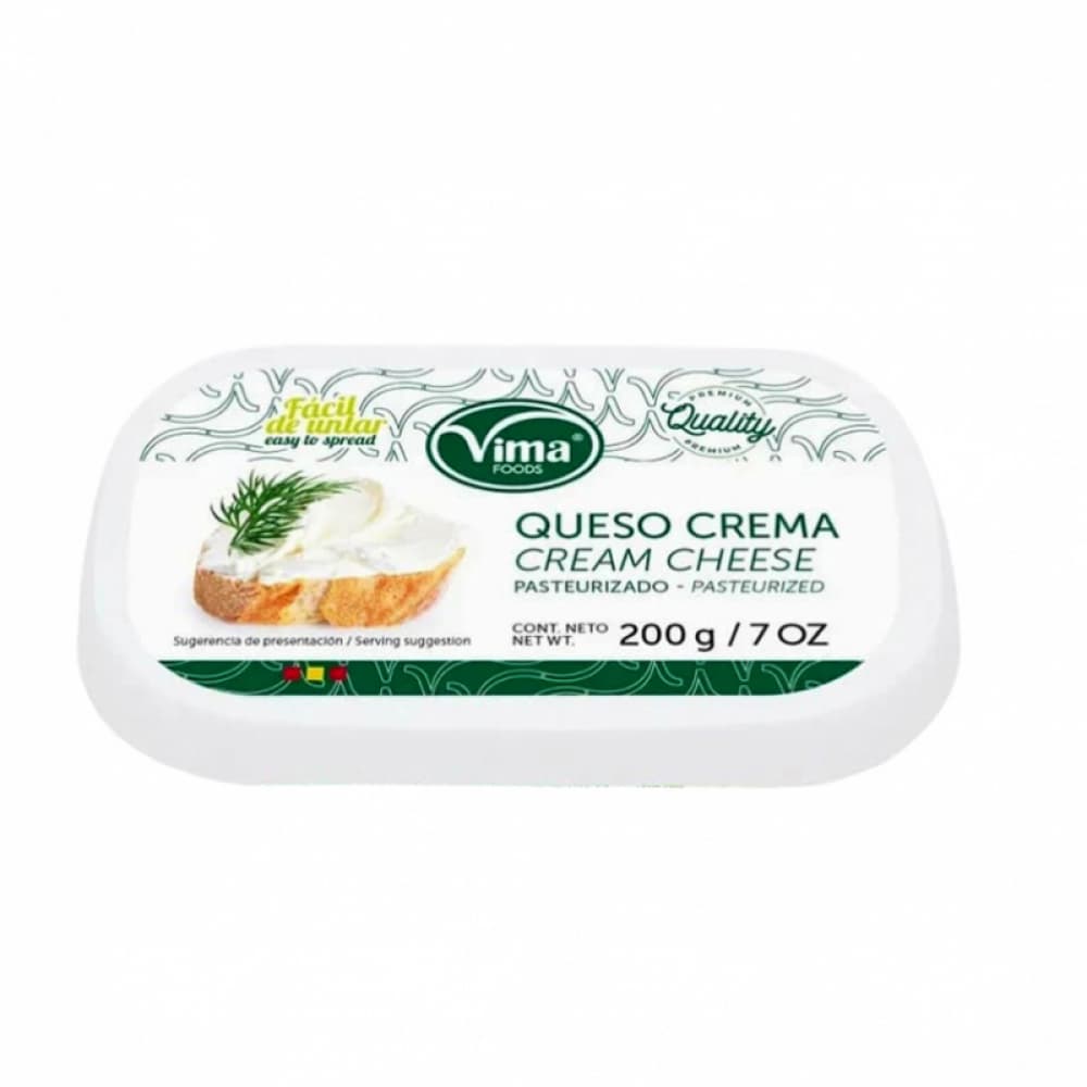 Queso crema pasteurizado Vima Foods (200 g / 7 oz) - 6