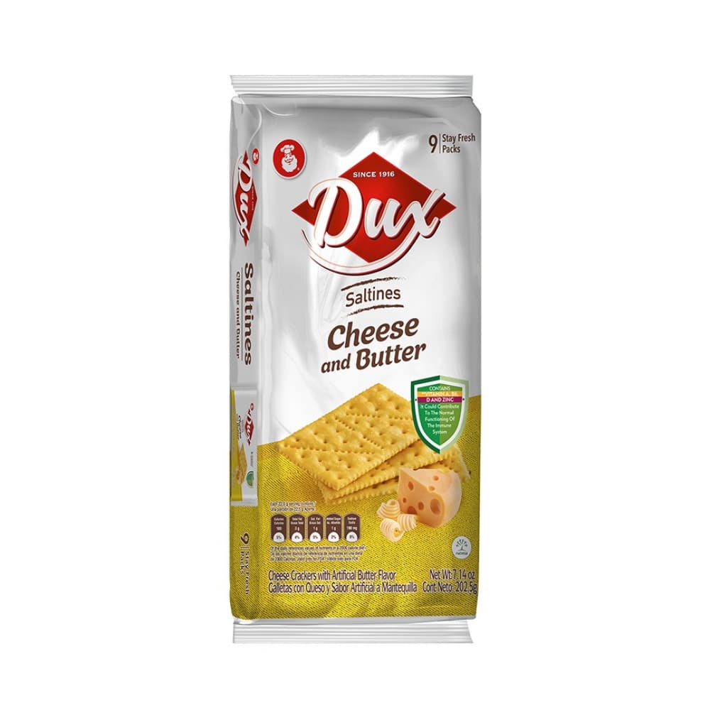 Galletas saladas queso y mantequilla Dux (9 x 22.5 g)