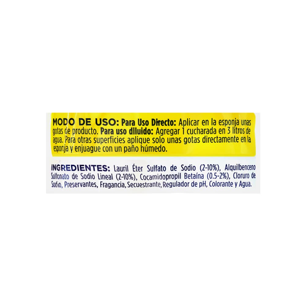 Detergente líquido lavavajillas limón Omo (450 ml) - 3