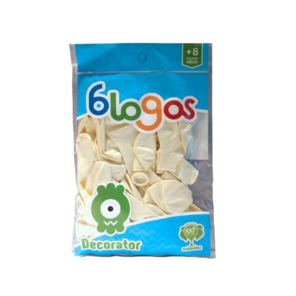 Paquete de globos blanco nieve Blogos Decorator (30 U) - 2
