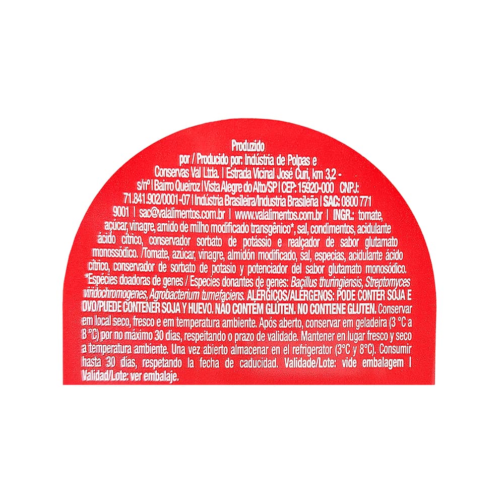 Ketchup tradicional Val (400 g / 14.11 oz) - 4