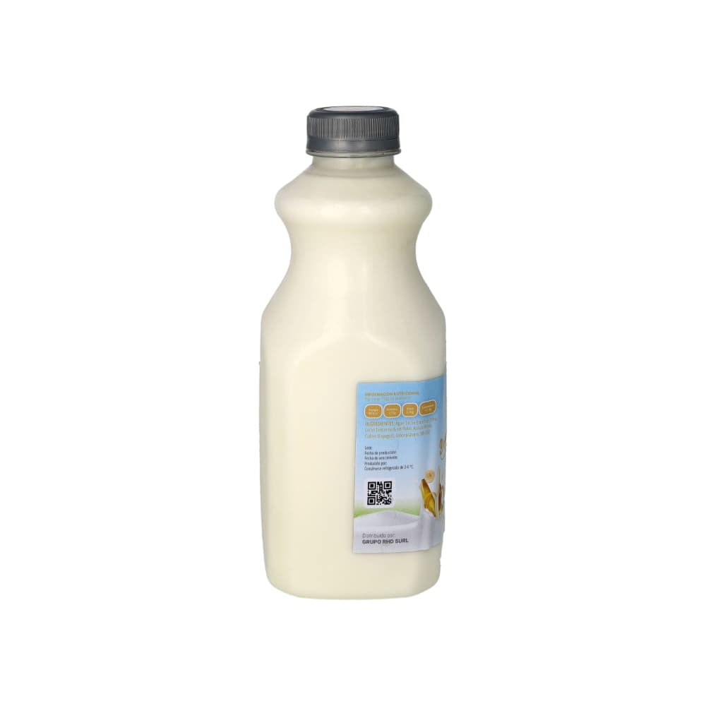 Yogurt probiótico de coágulo sabor plátano RHD (1 L) - 3