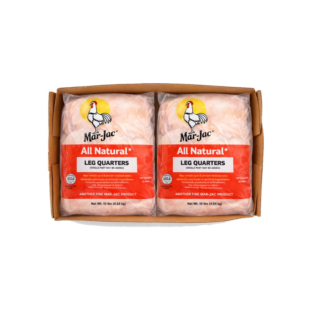 Caja de cuartos traseros de pollo Mar-Jac (18.14 kg / 40 lb) - 3