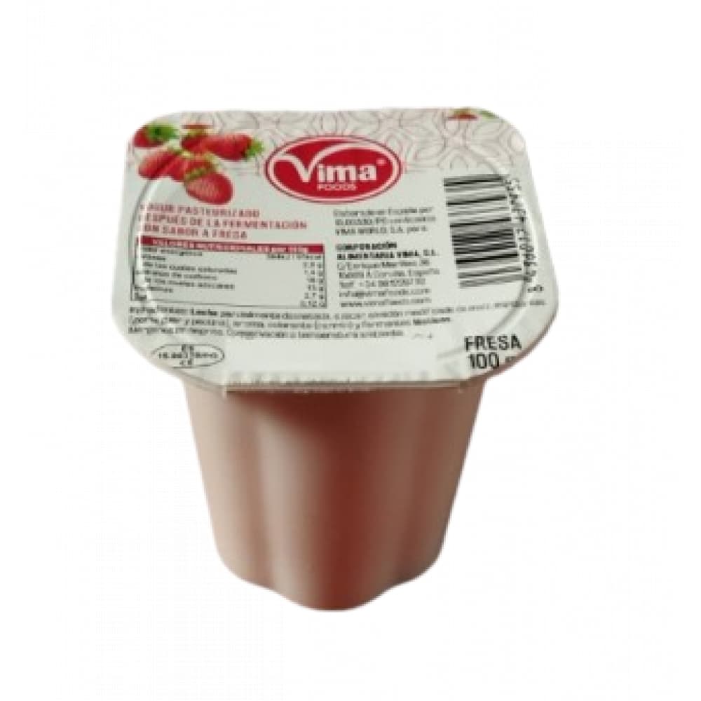 Yogurt pasteurizado de fresa azucarado Vima Foods (400 g / 14.11 oz) - 2