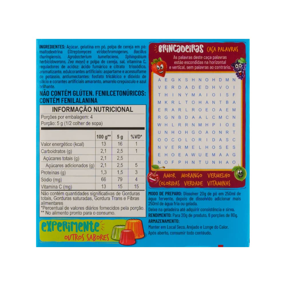 Gelatina sabor cereza Apti (20 g / 0.7 oz) - 4