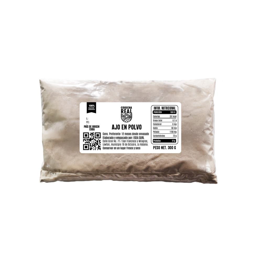 Ajo en polvo Cosecha Real (300 g / 10.58 oz)