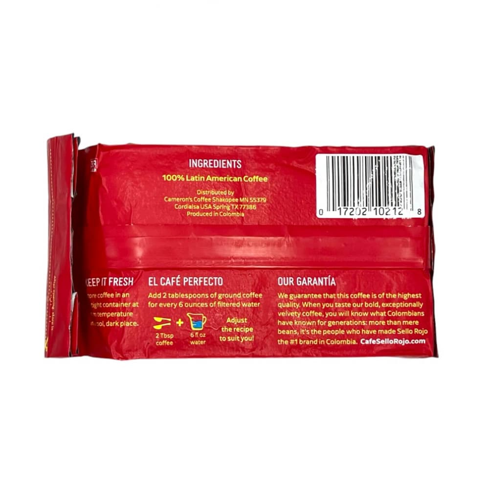 Café espresso colombiano Sello Rojo (283 g / 10 oz) - 2