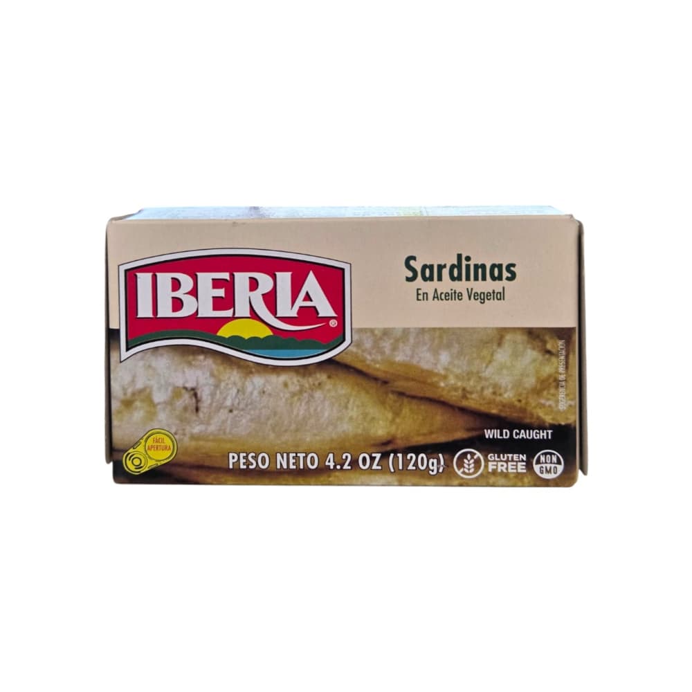 Sardinas en aceite vegetal Iberia (120 g / 4.2 oz)