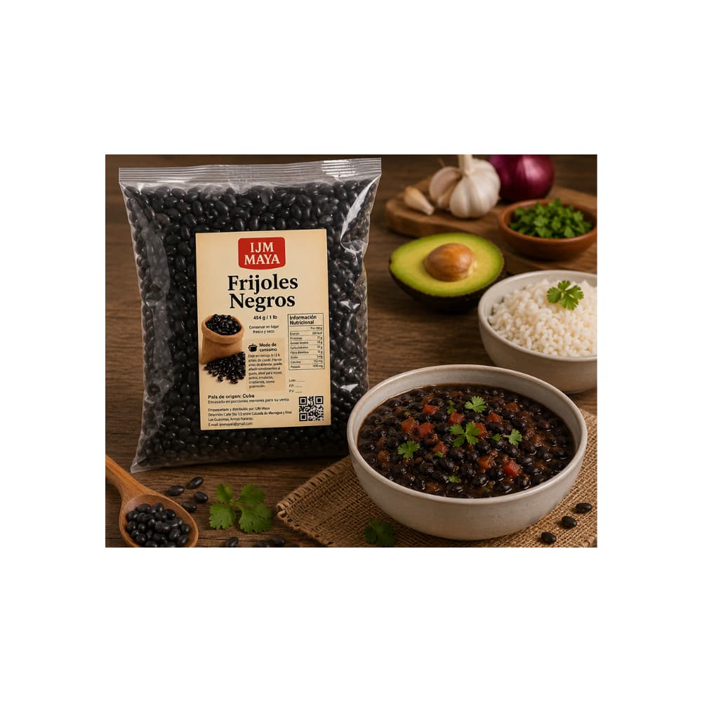 Frijoles negros IJM Maya (454 g / 1 lb) - 4