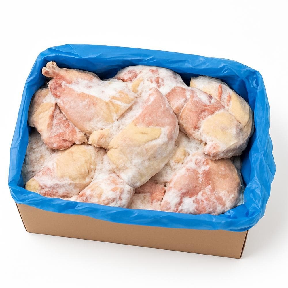 Caja de cuartos traseros de pollo Pilgrims (15 kg / 33 lb) - 2